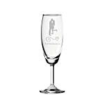 Personalised Classic Champagne Glass Set of 2