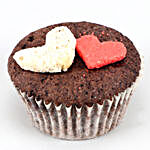 Gluten & Sugar-Free Almond Heart Cupcakes