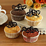 Gluten & Sugar-Free Almond Love Cupcakes