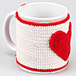 V Day Special Personalised Crochet Covered Mug