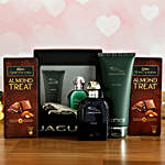 Jaguar For Men Set & Cadbury Almond Treats