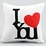 Personalised Love You Double Side Cushion