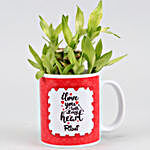 Two Layer Bamboo In Personalised Valentine Mug