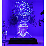 Personalised Iceage Lover LED Lamp