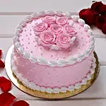 Beauty In Pink Chocolate Cake- Eggless 1 Kg