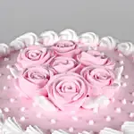 Beauty In Pink Chocolate Cake- Eggless 2 Kg