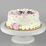 Pretty Propose Pineapple Cake- Eggless Half Kg