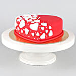 Special Hearts Truffle Fondant Cake- 2 Kg