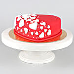 Special Hearts Truffle Fondant Cake- 3 Kg