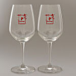 Personalised Wine Glasses- Set of 2