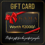 Kama Ayurveda Gift Card- 2000 Rs