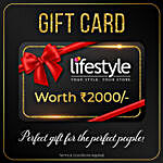 Lifestyle Gift Card- 2000 Rs