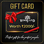 Woodland Gift Card- 2000 Rs