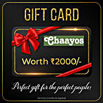 Chaayos Gift Card- 2000 Rs