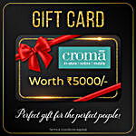 Croma Gift Card- 5000 Rs
