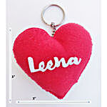 Heart Shaped Personalised Keychain