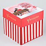 4 Layer Red And White Choco Delight Explosion Box