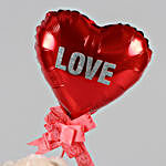 Heart-Shaped Love Balloon With Cute Teddy & Mug
