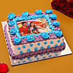 Couple Love Photo Cream Cake- Eggless 2 Kg