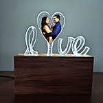 Live Love Personalised Photo Lamp