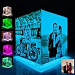 Personalised The Colour Of Love Photo Lamp