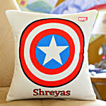 Personalised Captain America Cushion