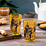 Kolorobia Camel Glory Chai Glass- Set Of 2
