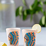 Kolorobia Dauntless Indian Male Shot Glass- Set Of 2