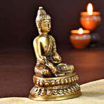 Peaceful Buddha Brass Idol