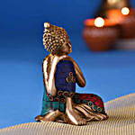 Resting Buddha Brass Idol