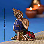 Resting Buddha Brass Idol