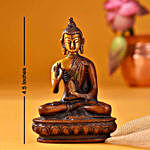 Sitting Buddha Blessing Hand Idol