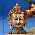 Stone Work Buddha Head Idol
