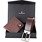 Wildhorn Classic Wallet Gift Set Brown