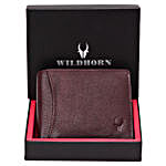 Wildhorn Classy Leather Wallet- Maroon