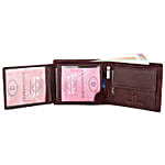 Wildhorn Classy Leather Wallet- Maroon