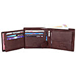 Wildhorn Classy Leather Wallet- Maroon