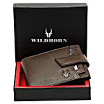 Wildhorn Genuine Leather Mens Wallet Brown