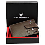 Wildhorn Genuine Leather Mens Wallet Brown