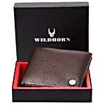 Wildhorn Premium Quality Leather Wallet- Brown