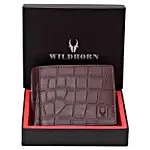 Wildhorn Pure Leather Wallet- Maroon