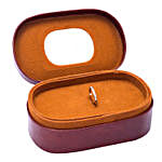 Fine Leather Jewellery Organiser Box Burgundy