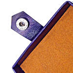 Fine Leather Jewellery Organiser Box Purple