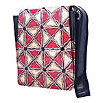 Multicoloured Fine Leather Sling Bag