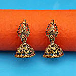 Classic Love Gold Plated Jhumki Earrings