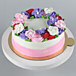 Floral Blossom Chocolate Cake Eggless 1 Kg