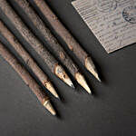 Wooden Vintage Pencil Set