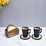 Classy Coasters with Decorative Holder