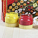 Kaju Sweets & Soan Papdi Combo With Holi Colors