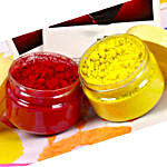 Kaju Sweets & Soan Papdi Combo With Holi Colors